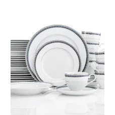 Platinum Crown Cobalt 40 Pc. Dinnerware Set Platinum Crown Cobalt 40 Pc. Dinnerware Set
